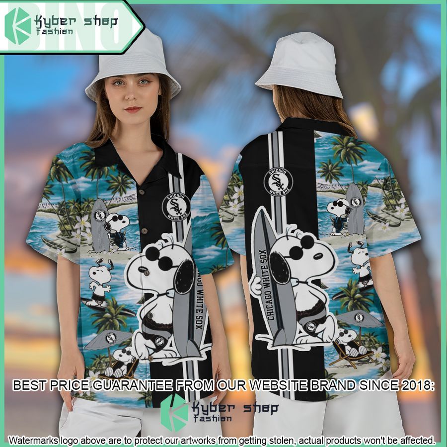 Chicago White Sox Snoopy Hawaiian Shirt, Short 3 chicago white sox snoopy hawaiian shirt short 3 680