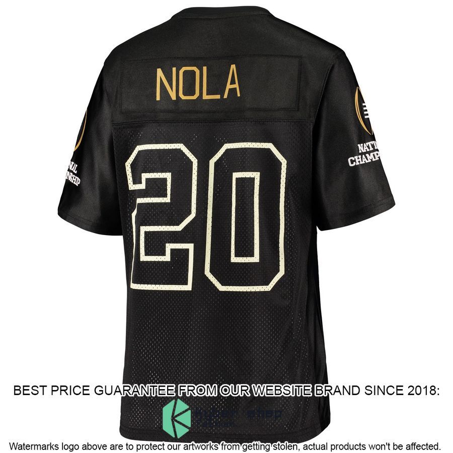 Clemson Tigers vs LSU Tigers Fanatics Branded Women's 2020 College Football Playoff National Championship Matchup Black Football Jersey 3 Clemson Tigers vs LSU Tigers Fanatics Branded Women's 2020 College Football Playoff National Championship Matchup Black Football Jersey word2