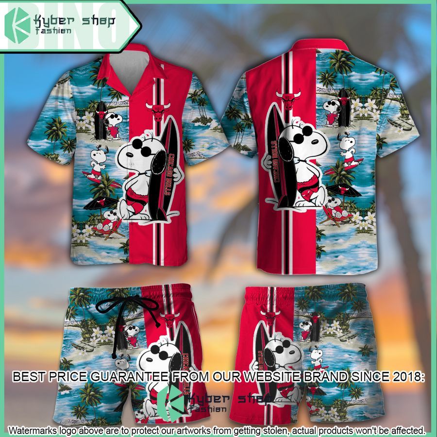 cleveland cavaliers snoopy hawaiian shirt short 1 632
