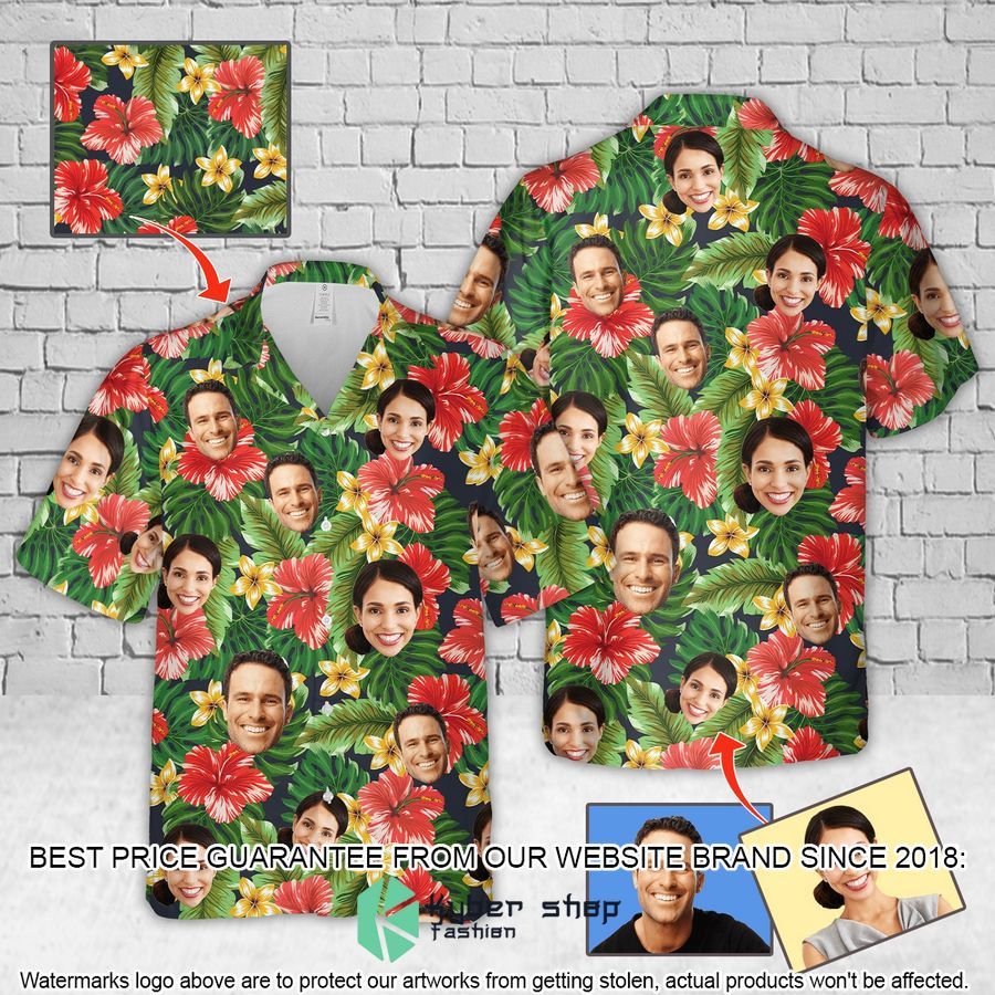 Custom Pattern & Face Hawaiian Shirt
