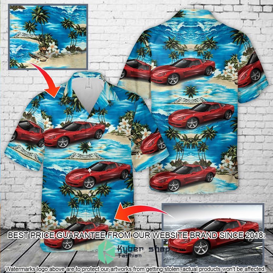 Custom Pattern & Image Chevrolet Corvette (C6) Hawaiian Shirt