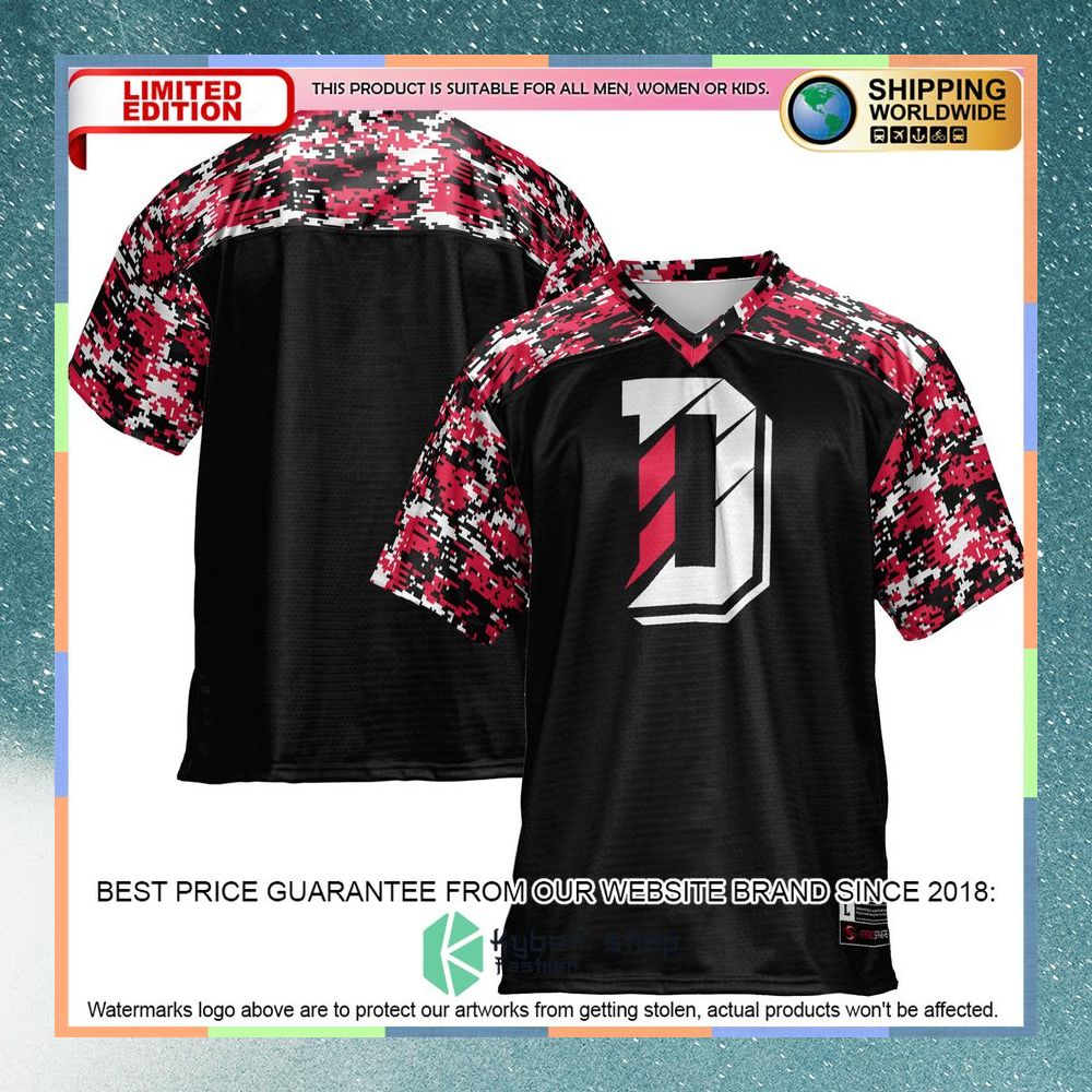 Davidson Wildcats Black Football Jersey 5 Davidson Wildcats Black Football Jersey word1
