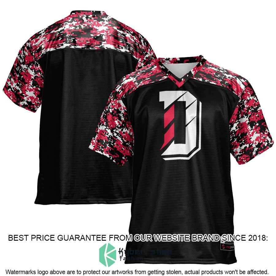 Davidson Wildcats Black Football Jersey 4 Davidson Wildcats Black Football Jersey word1