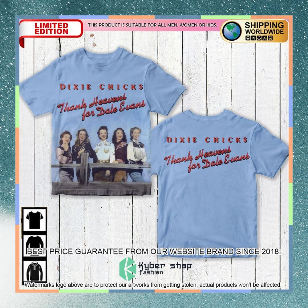 dixie chicks thank heavens for dale evans album t shirt 1 544