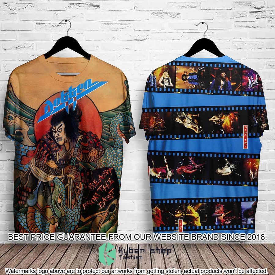 dokken band beast from the east album t shirt 1 790