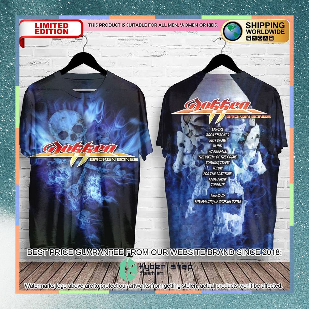 dokken band broken bones album t shirt 1 894