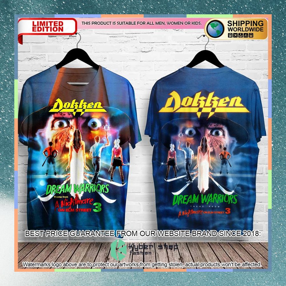 dokken band dream warriors t shirt 1 123