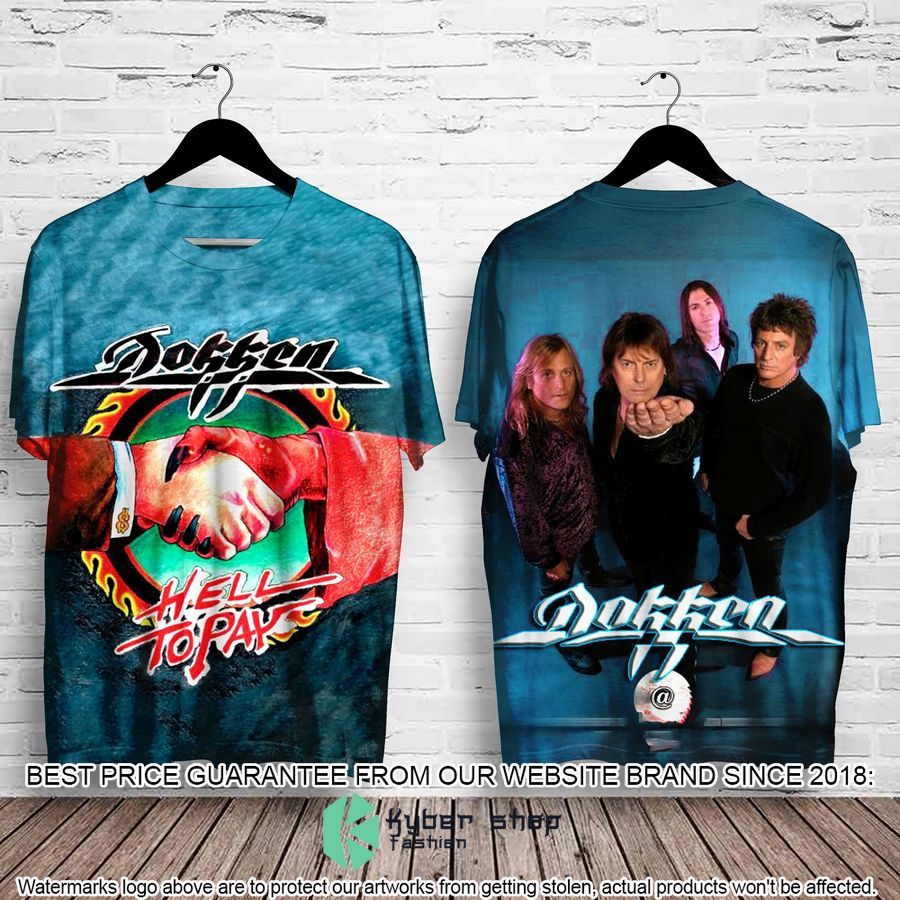 dokken band hell to pay album t shirt 1 57