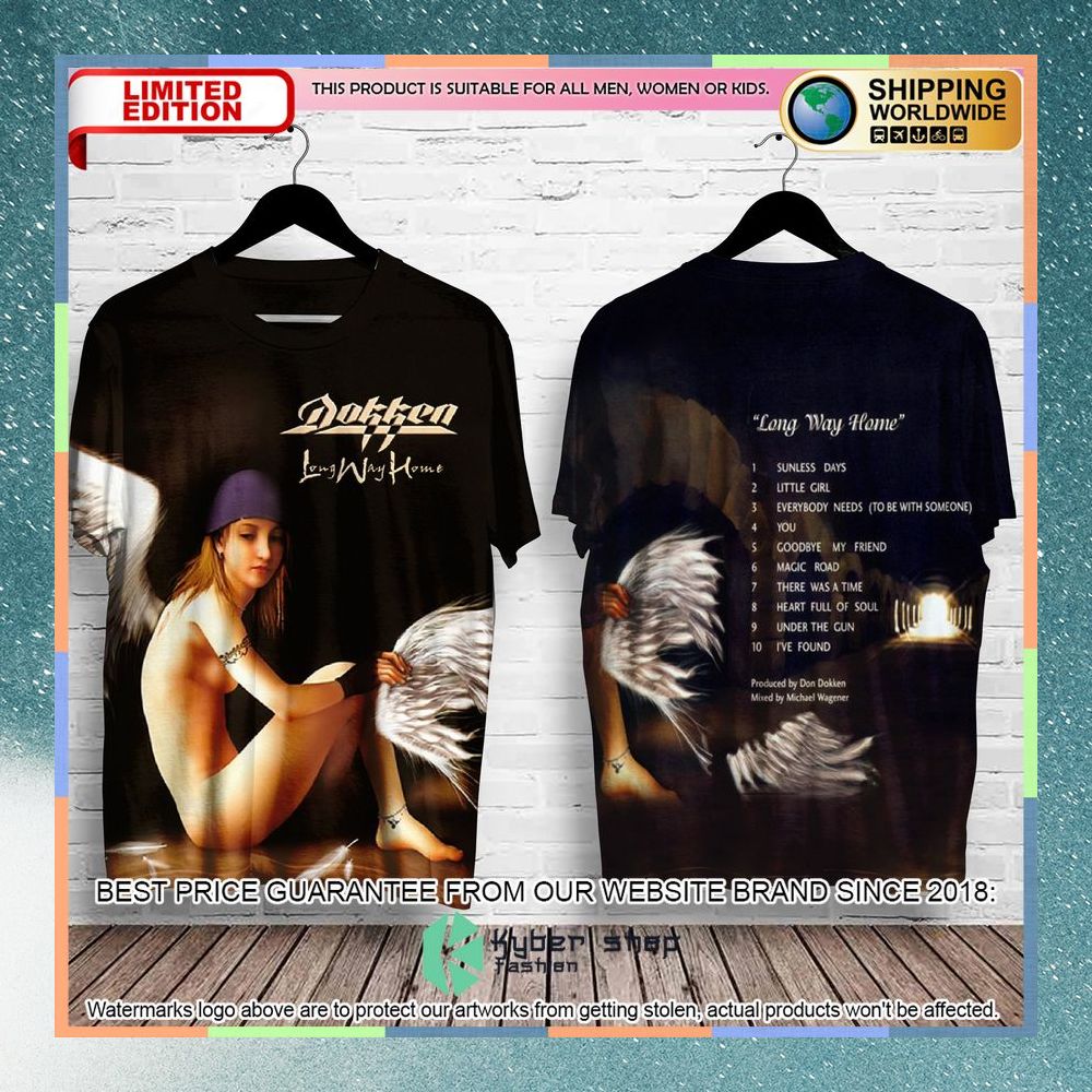 dokken band long way home album t shirt 1 256