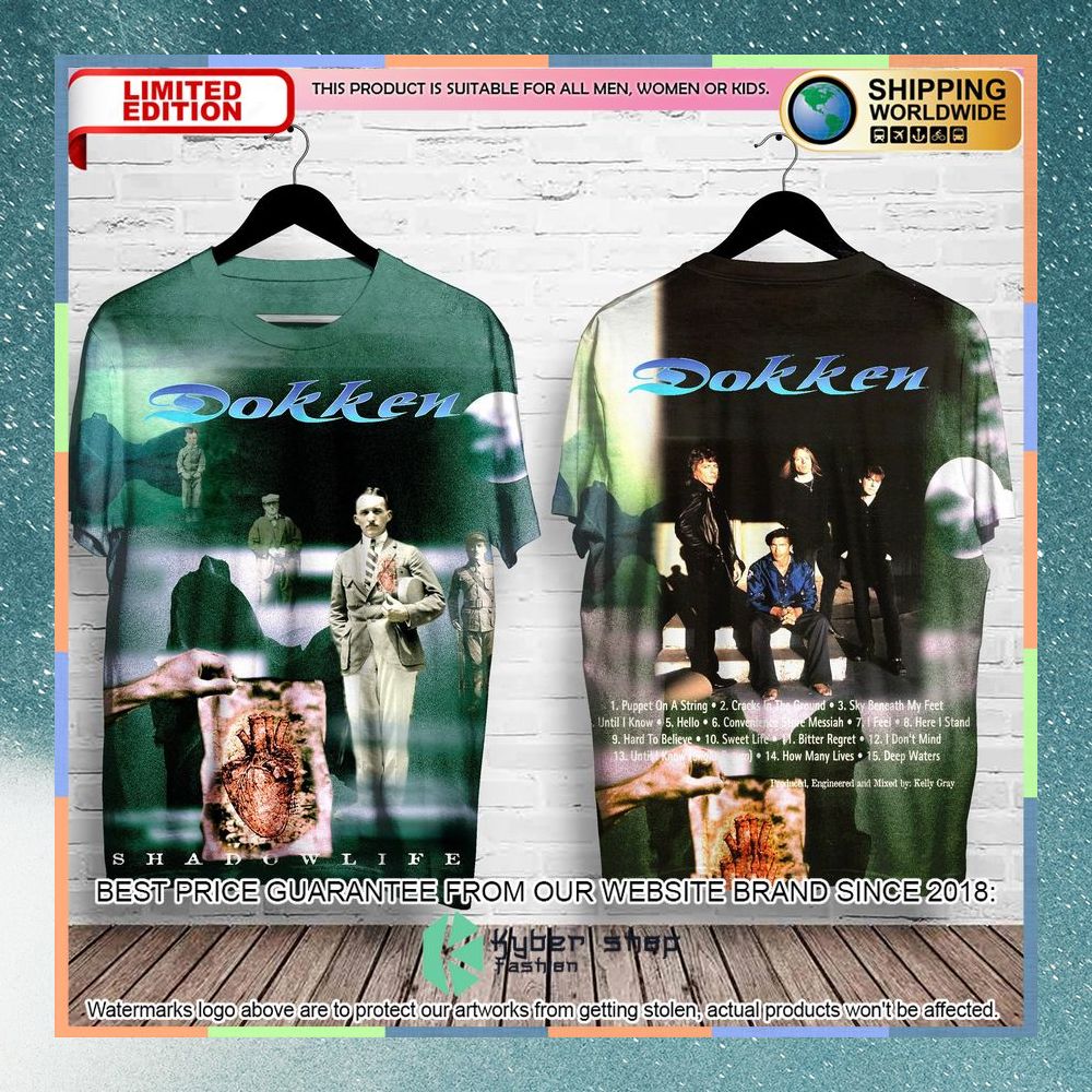 dokken band shadowlife album t shirt 1 449