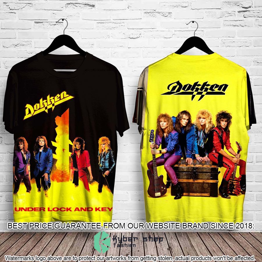 dokken band under lock and key album t shirt 1 188