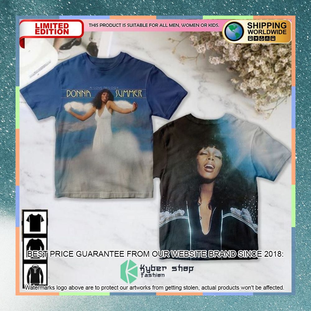 donna summer a love trilogy album t shirt 1 288