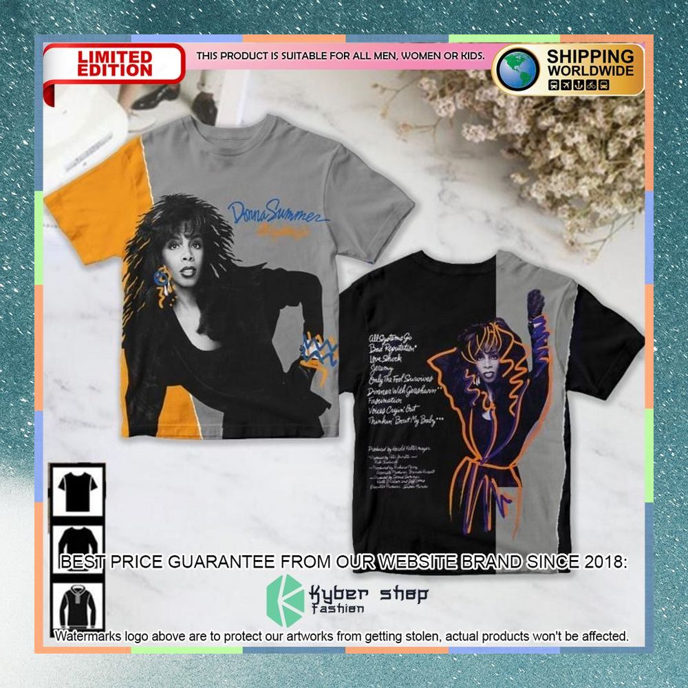 donna summer all systems go album t shirt 1 13