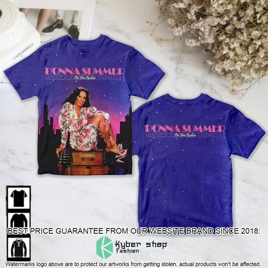 donna summer on the radio album t shirt 1 16
