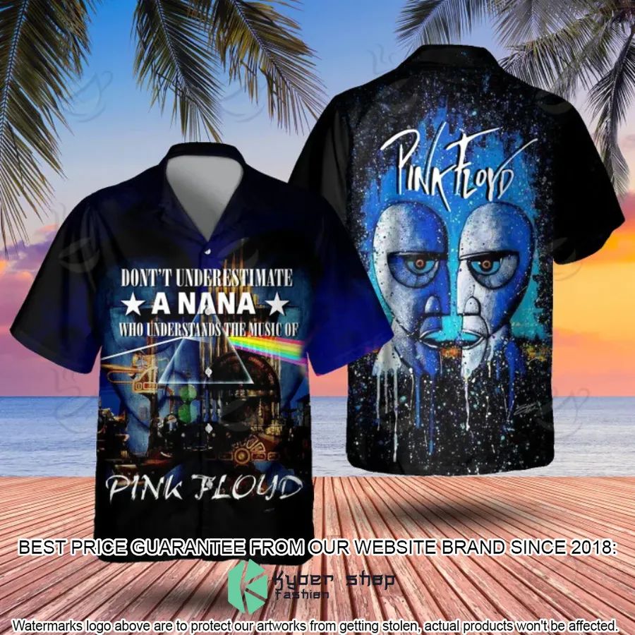 dont underestimate a nana who understands the music of pink floyed hawaiian shirt 1 656