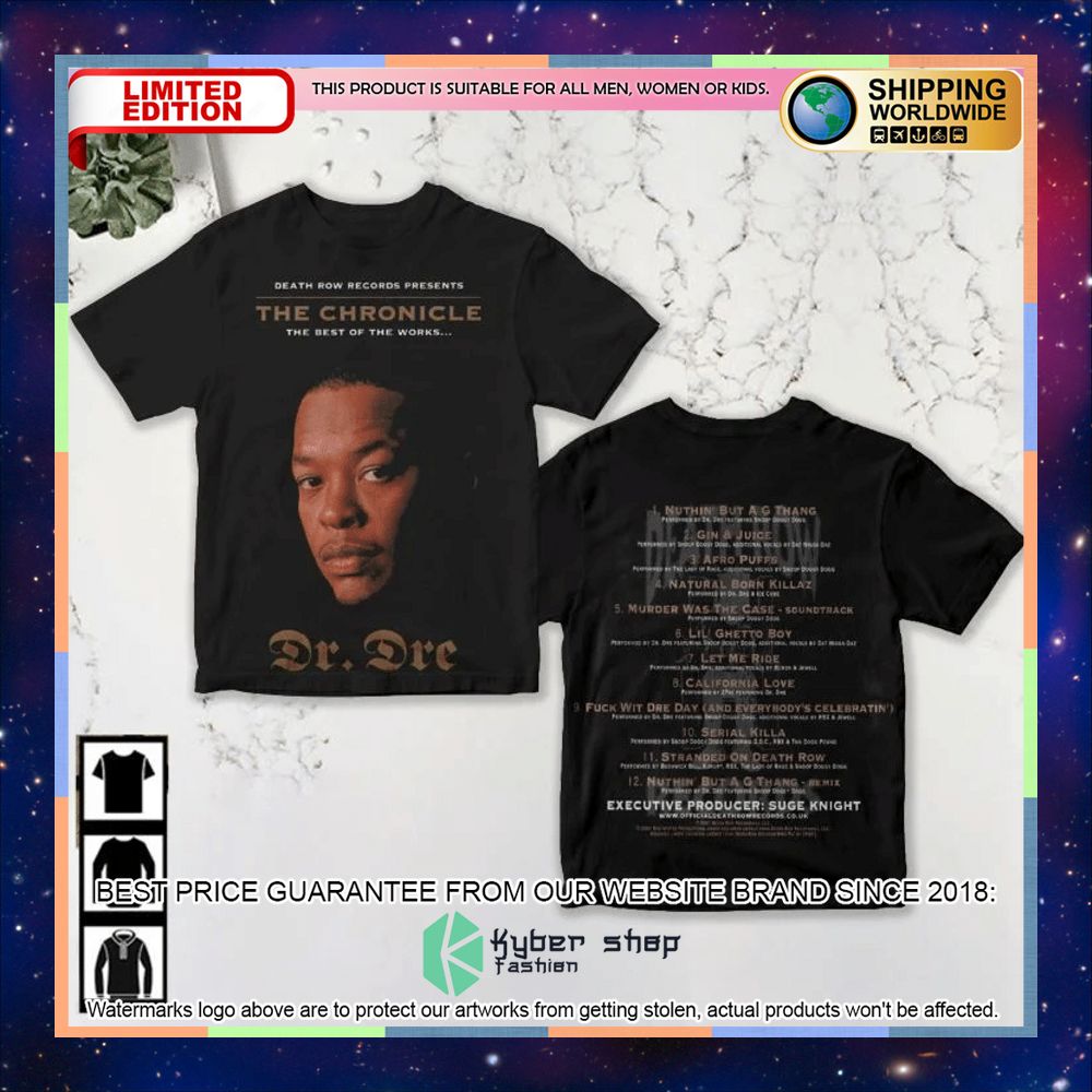 Dr Dre My Story Album T Shirt 3 dr dre my story album t shirt 1 805