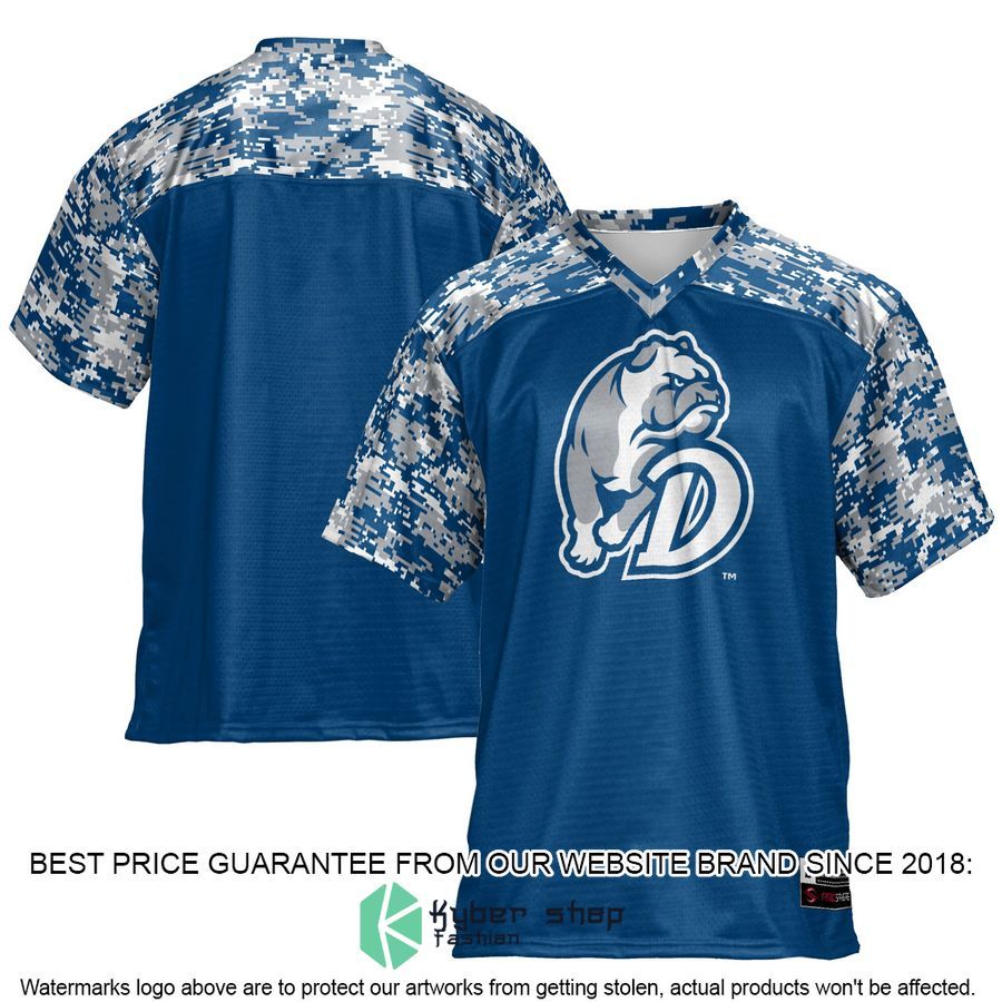 Drake Bulldogs Blue Football Jersey