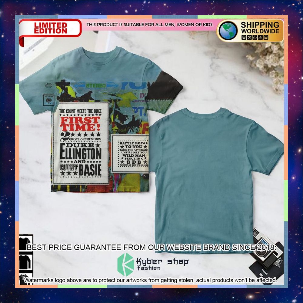 Duke Ellington First Time Album T Shirt 3 duke ellington first time album t shirt 1 716
