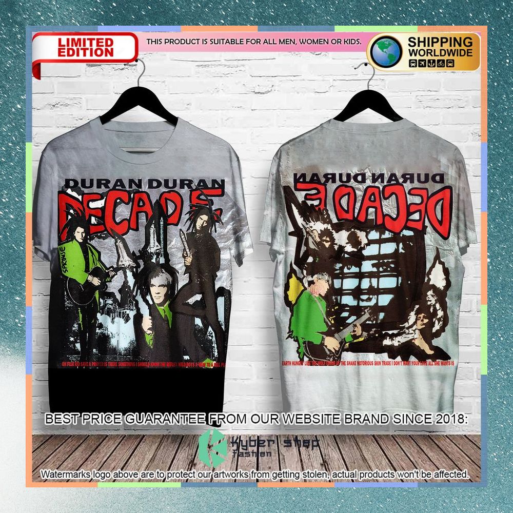 duran duran decade album t shirt 1 96