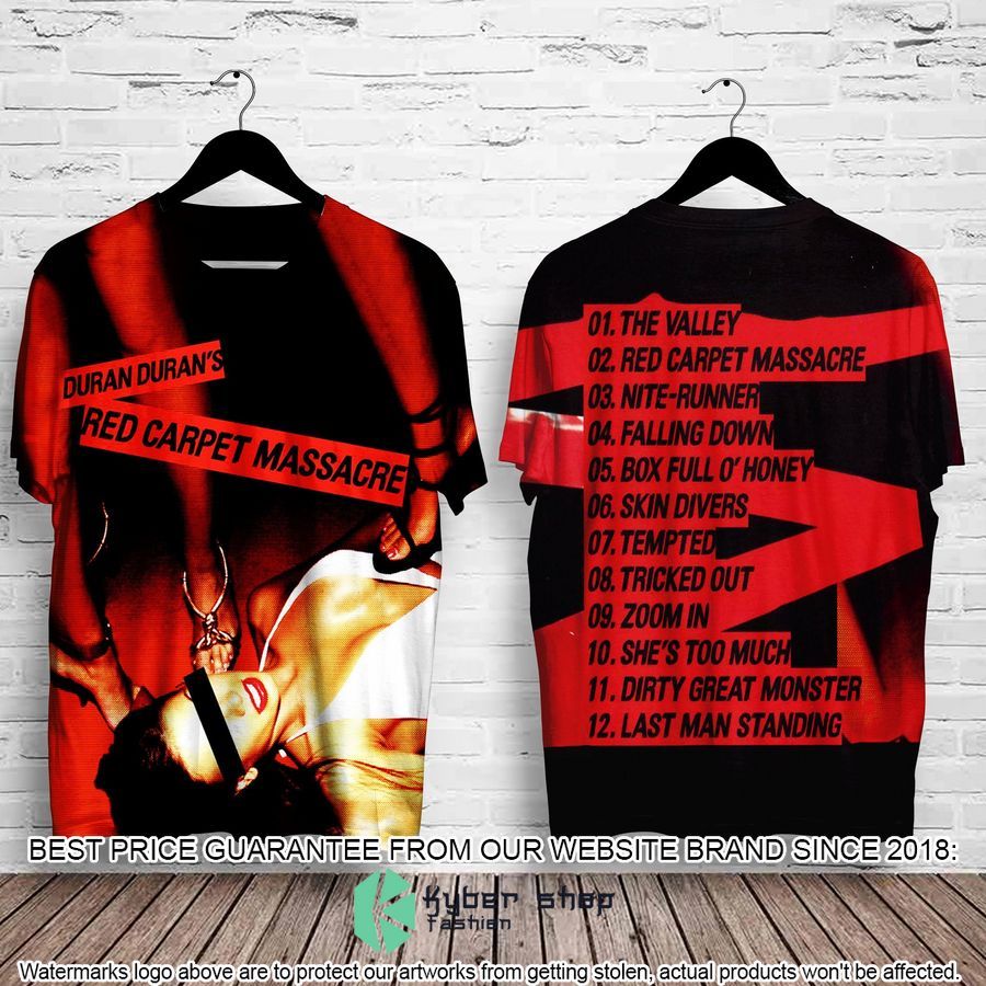 duran duran red carpet massacre album t shirt 1 694