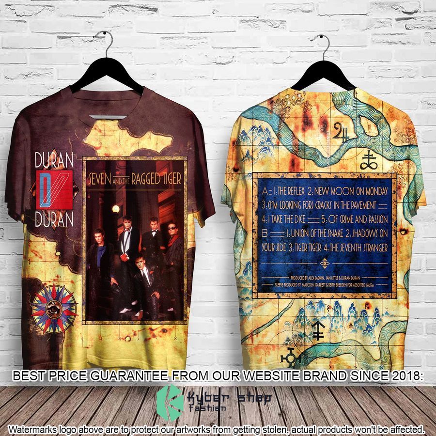 duran duran seven and the ragged tiger album t shirt 1 798