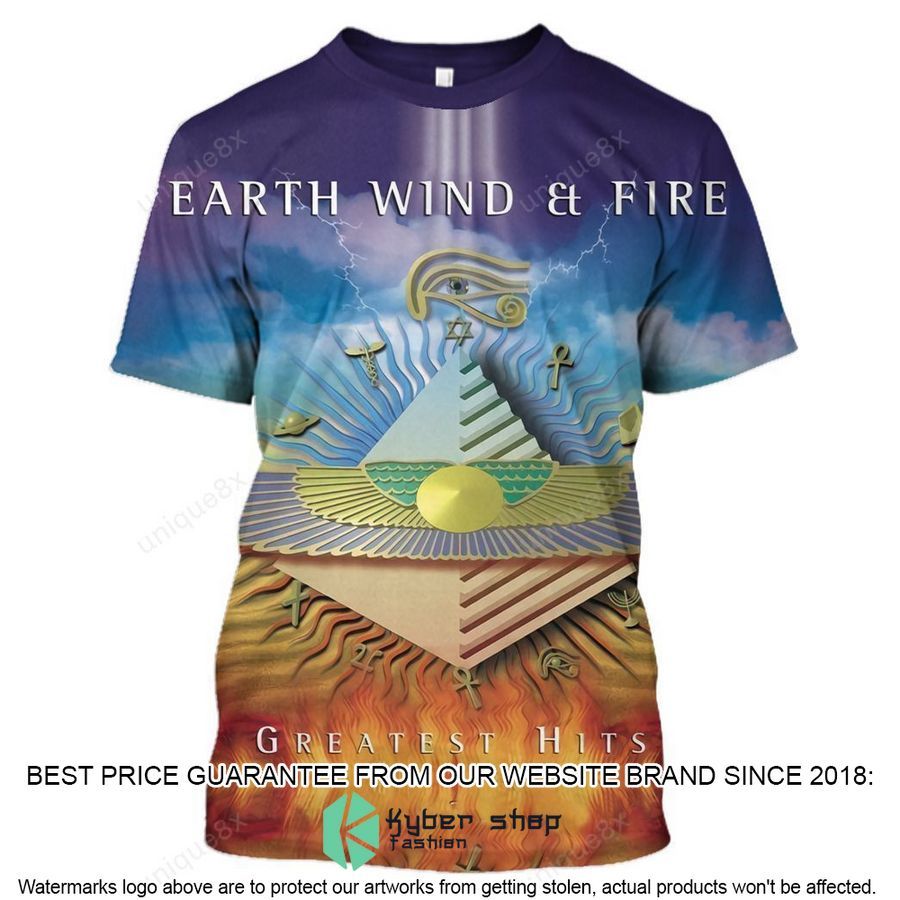 earth wind fire greatest hits album t shirt 1 558