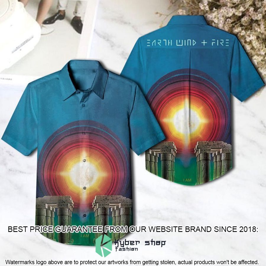 earth wind fire i am hawaiian shirt 1 671