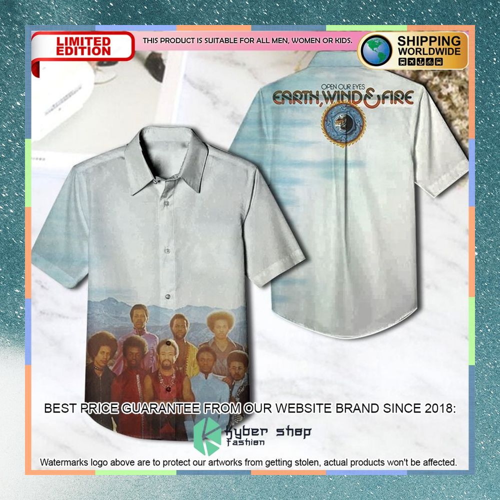 earth wind fire our eyes hawaiian shirt 1 314