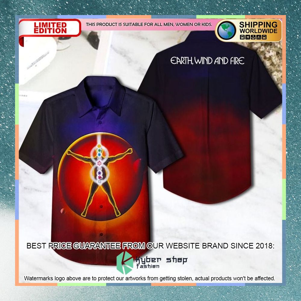 earth wind fire power light hawaiian shirt 1 249