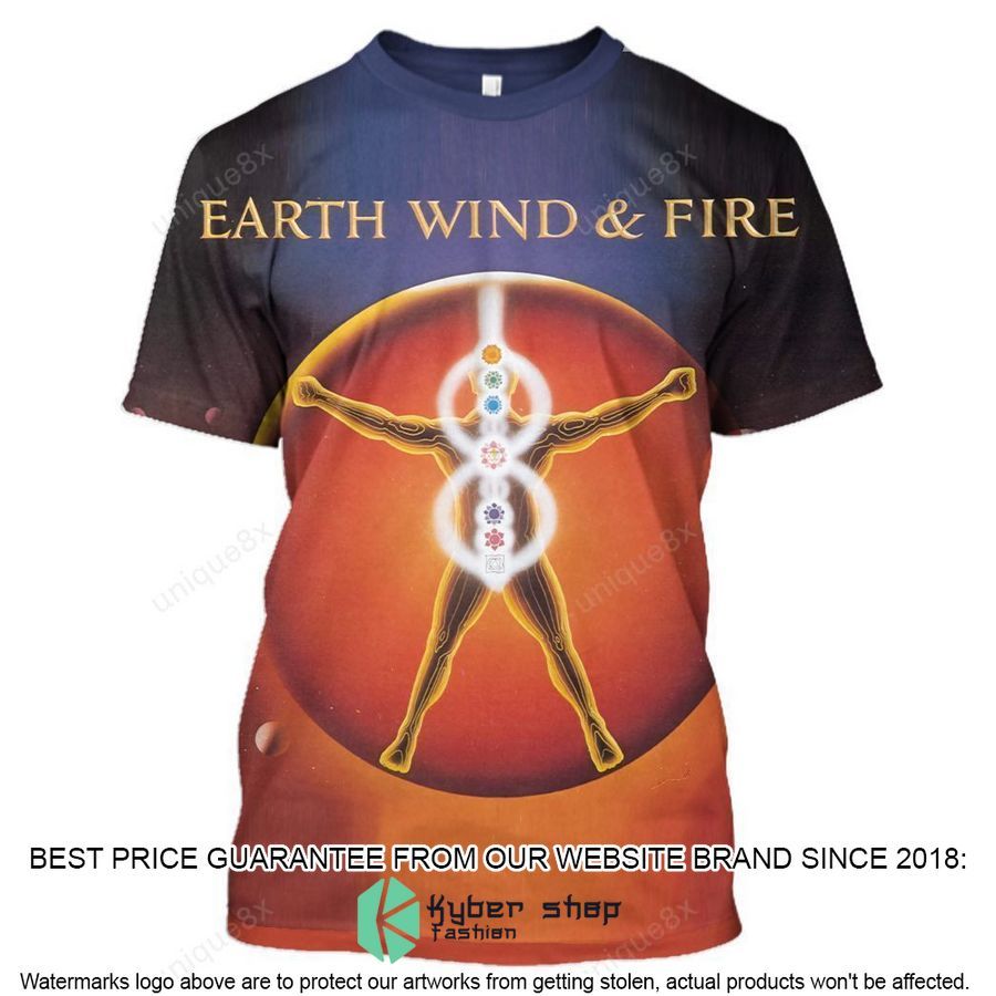 earth wind fire powerlight album t shirt 1 928