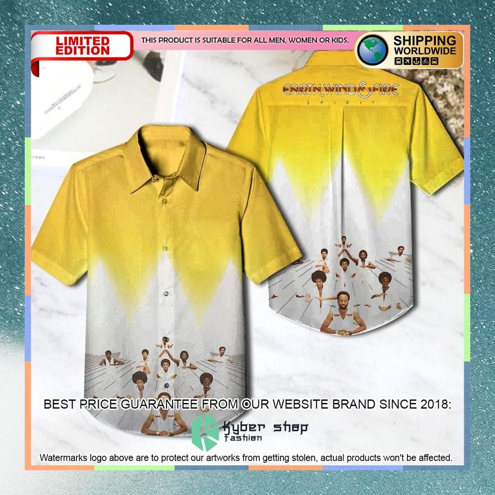 earth wind fire spirit album hawaiian shirt 1 266