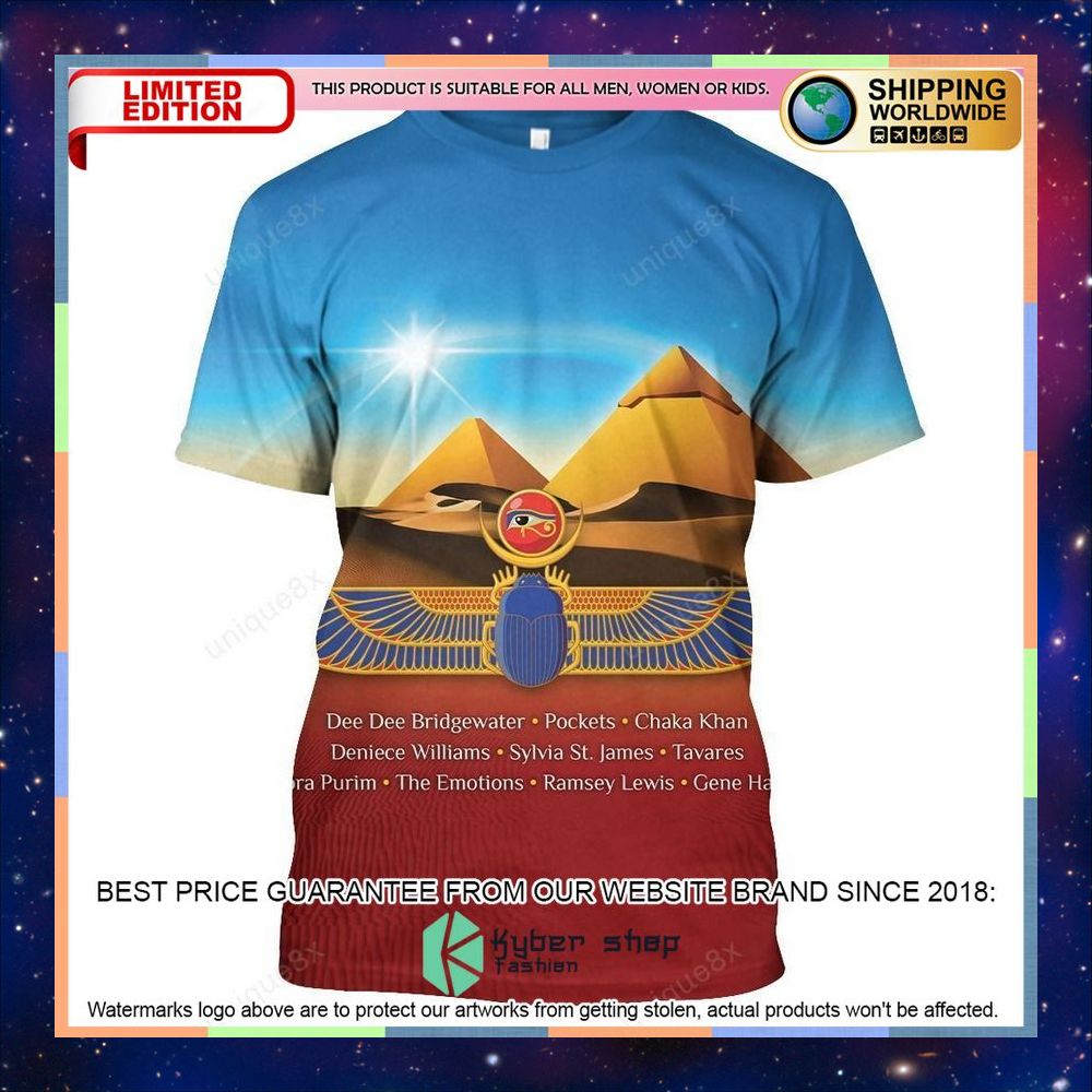 Earth Wind & Fire Wonderland Spirit Of Earth Wind & Fire Album T Shirt 3 earth wind fire wonderland spirit of earth wind fire album t shirt 1 143
