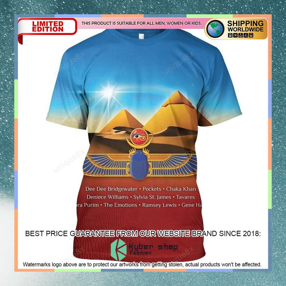 earth wind fire wonderland spirit of earth wind fire album t shirt 1 459