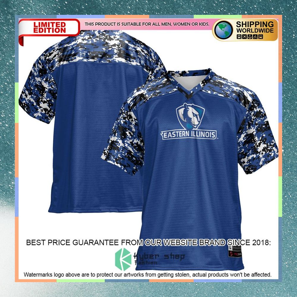 Eastern Illinois Panthers Blue Football Jersey 5 Eastern Illinois Panthers Blue Football Jersey word3