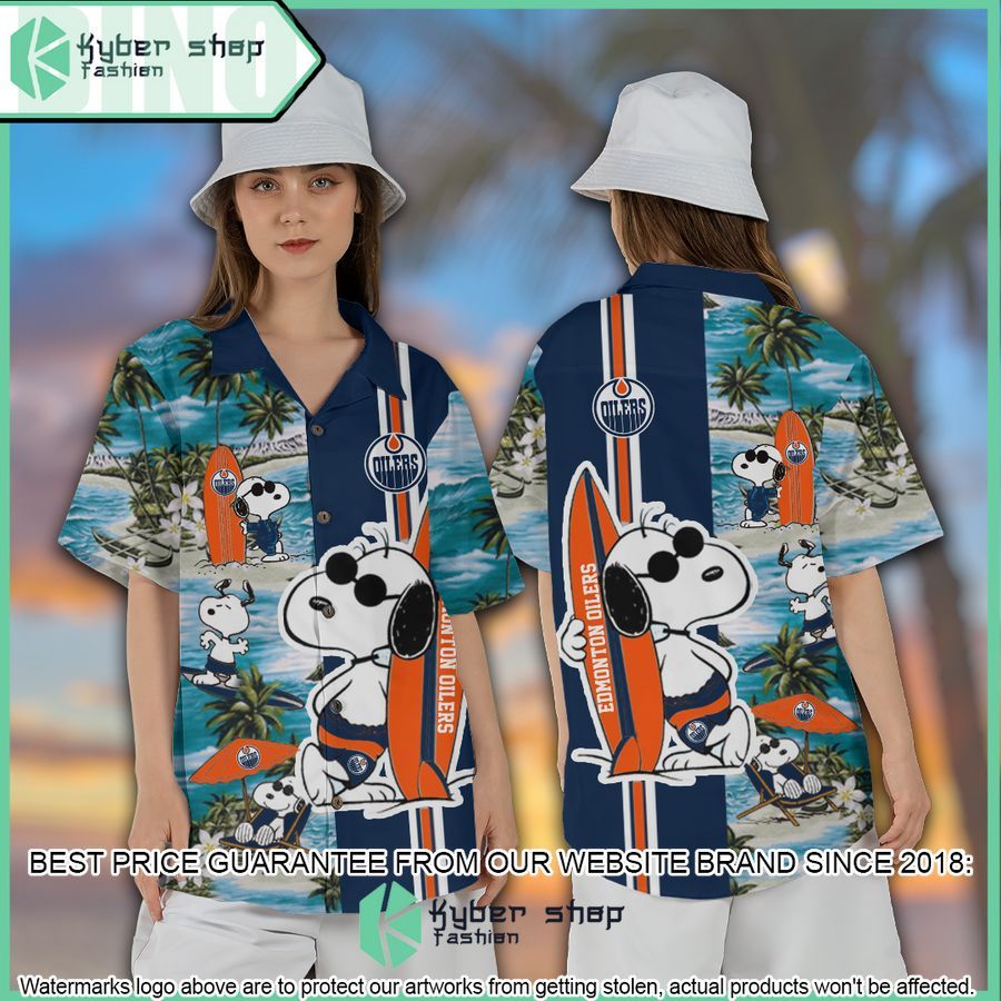 Edmonton Oilers Snoopy Hawaiian Shirt and Shorts 3 edmonton oilers snoopy hawaiian shirt and shorts 3 219