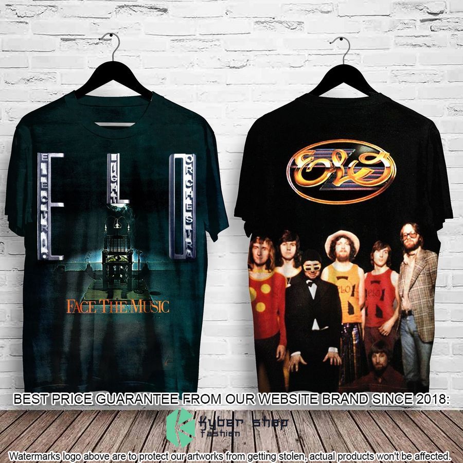 electric light orchestra face the music album t shirt 1 582