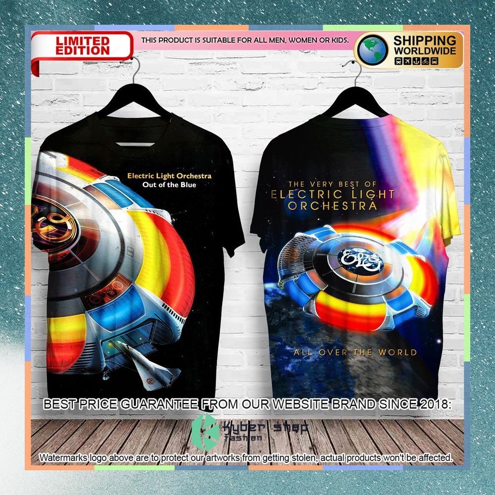 electric light orchestra out of the blue album t shirt 1 415