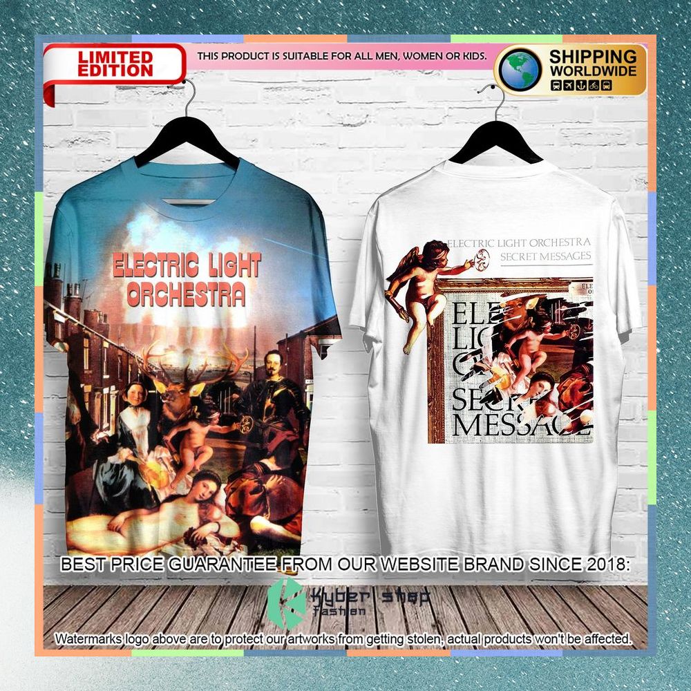 electric light orchestra secret messages t shirt 1 886