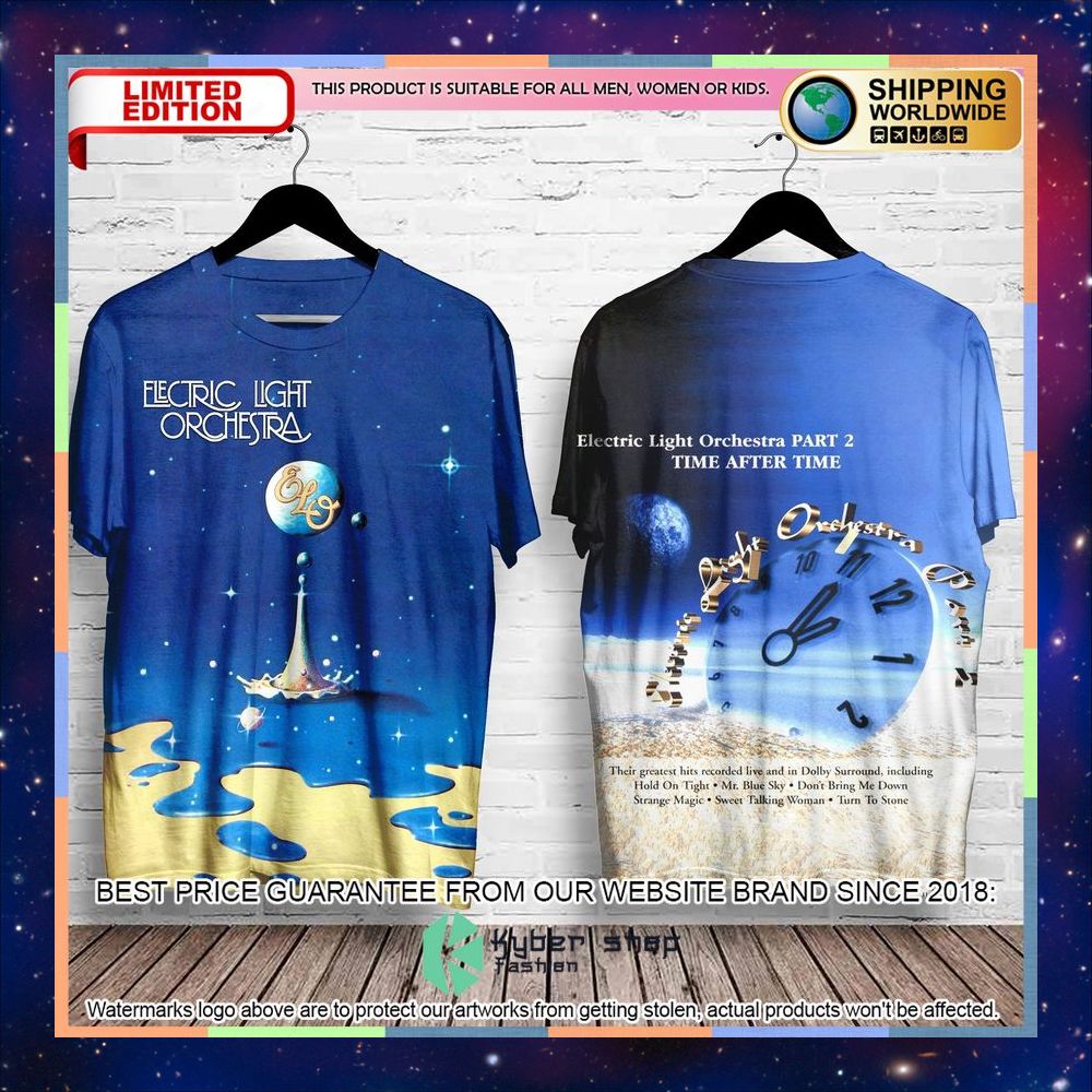 Electric Light Orchestra Time Album T Shirt 3 electric light orchestra time album t shirt 1 958