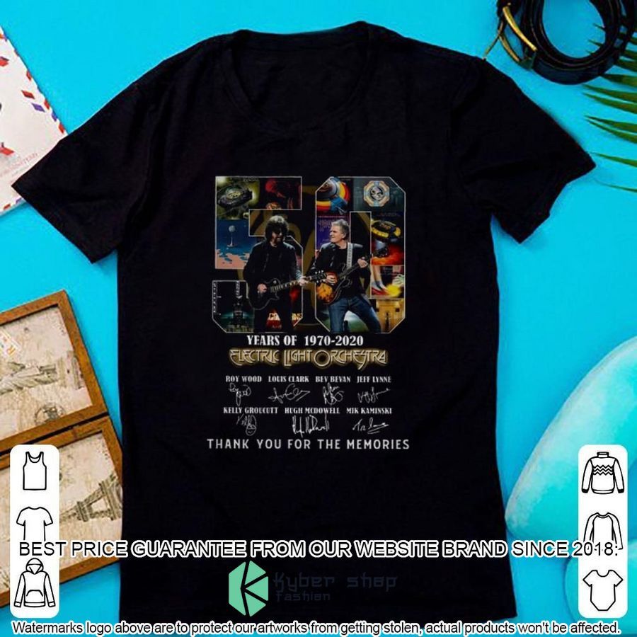 electric light orchestra years of 1970 2020 anniversary tshirt 1 474