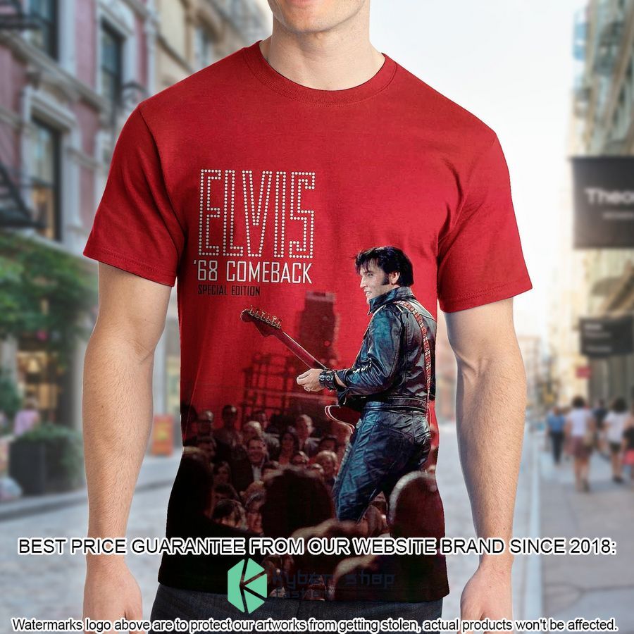elvis presley 68 comeback special album red hawaiian shirt 1 925