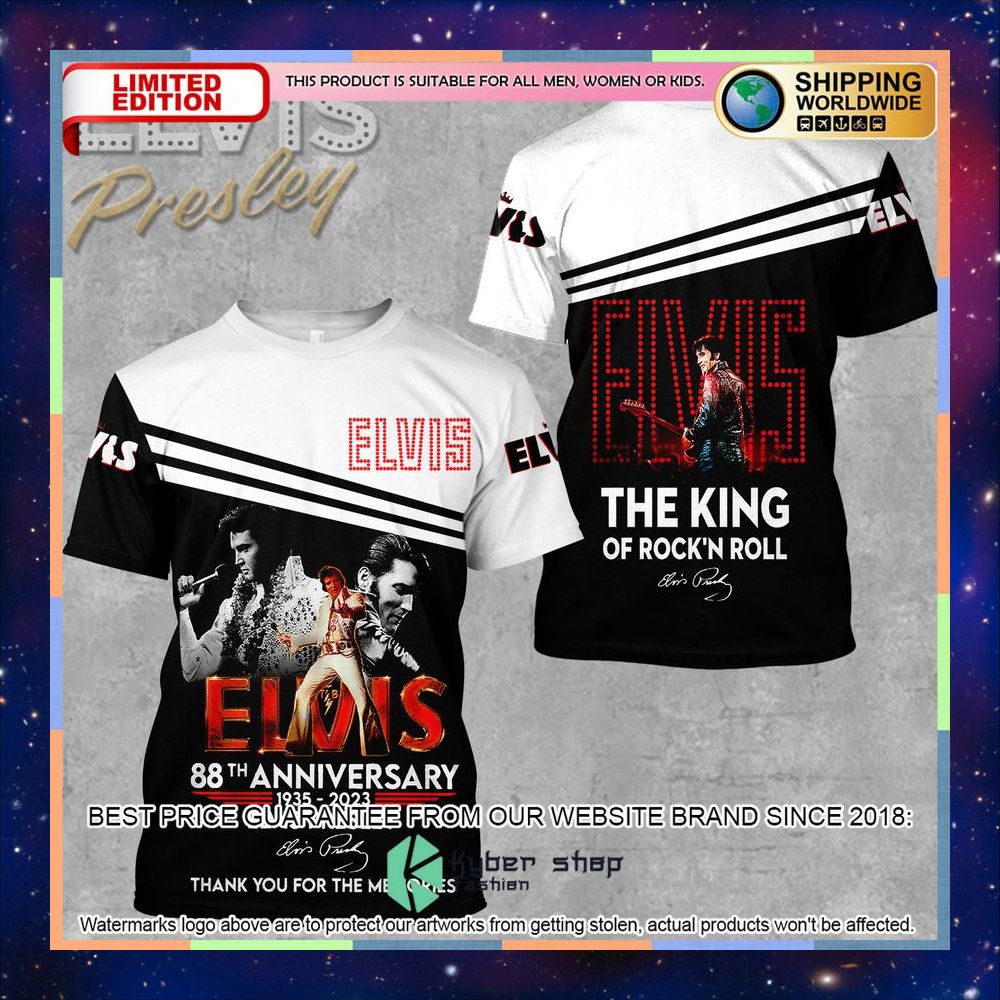 Elvis Presley 88th Anniversary 3D Shirt, Hoodie 18 elvis presley 88th anniversary 3d shirt hoodie 6 513