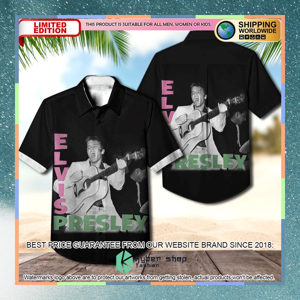 elvis presley album hawaiian shirt 1 375