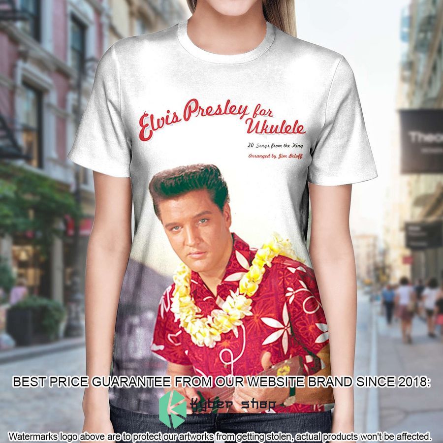 elvis presley blue hawaii album t shirt 1 386
