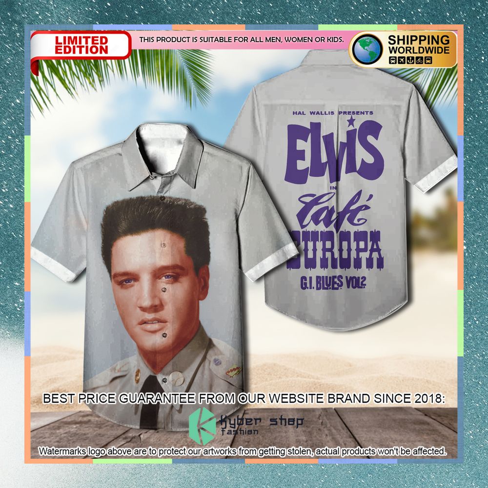 elvis presley cafe europa g i blues vol 2 album hawaiian shirt 1 63