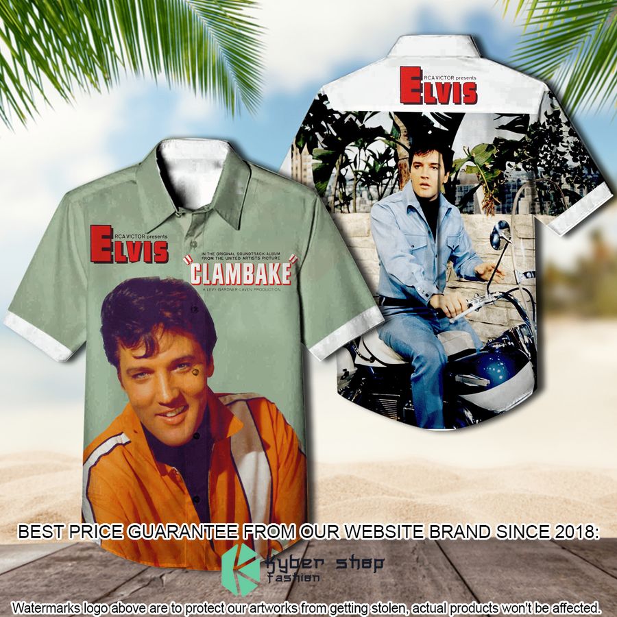 elvis presley clambake album hawaiian shirt 1 177