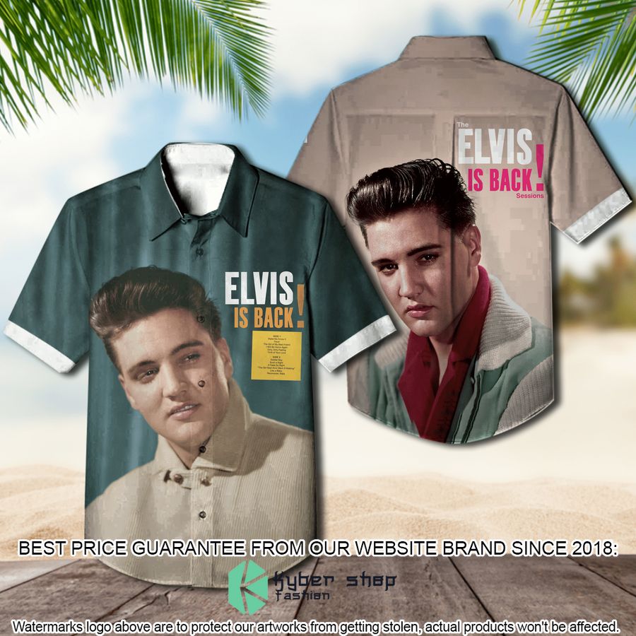 elvis presley elvis is back album hawaiian shirt 1 519