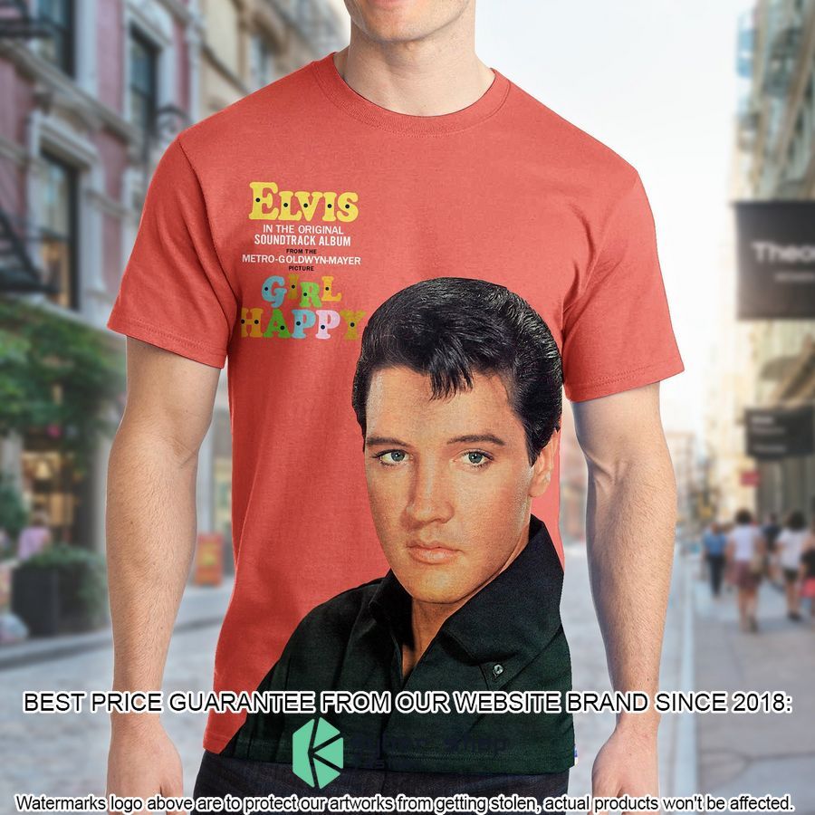elvis presley girl happy album t shirt 1 918