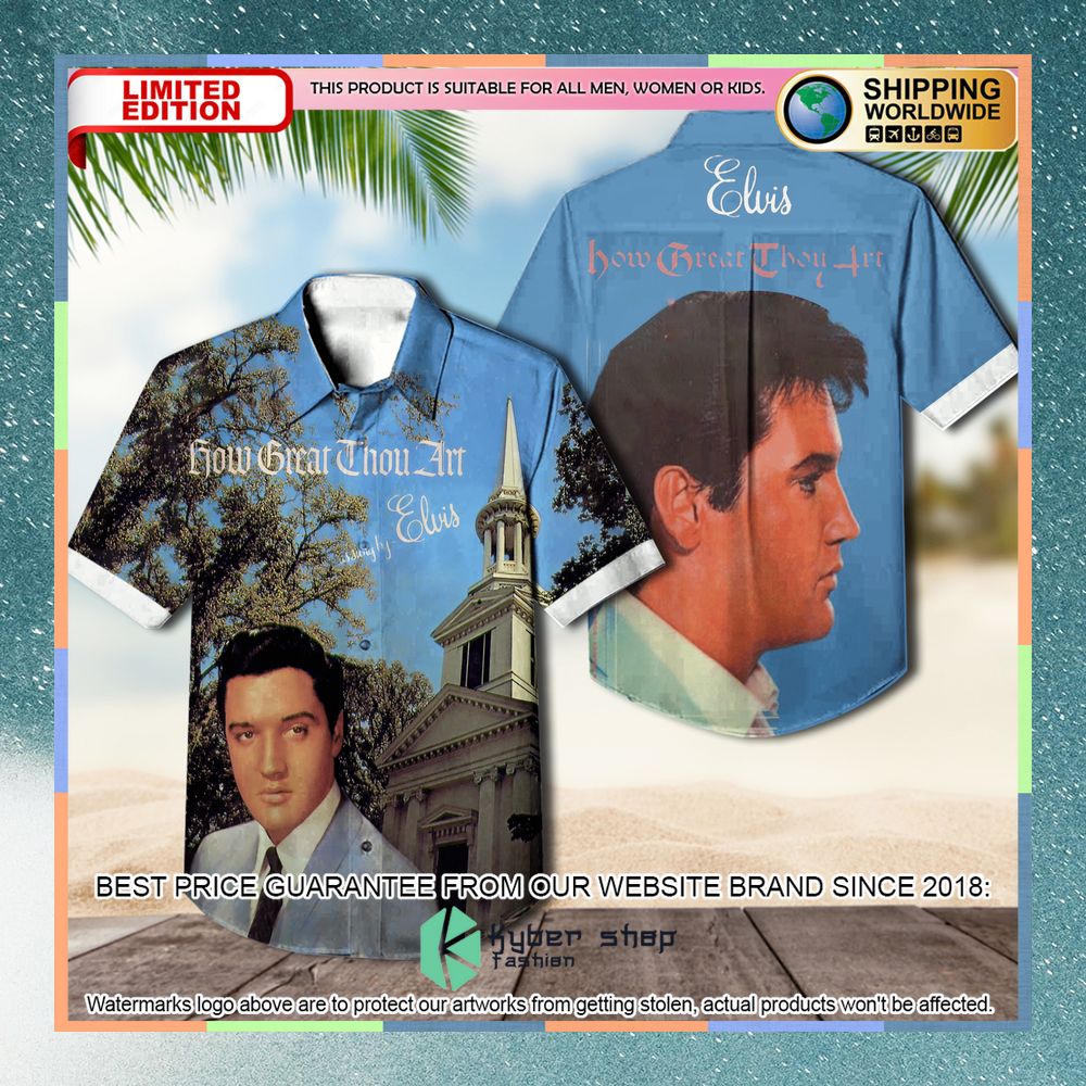 elvis presley how great thou art album hawaiian shirt 1 868