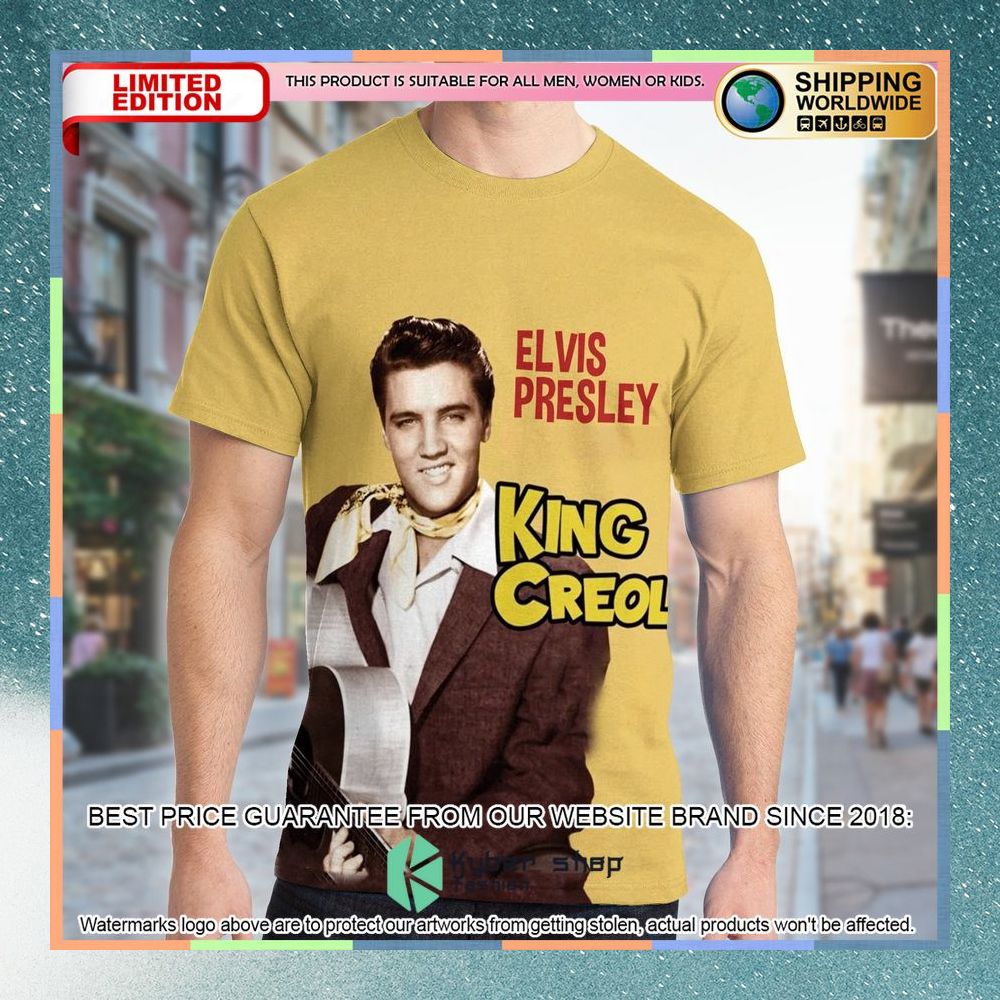 Elvis Presley King Creole Album T Shirt 3 elvis presley king creole album t shirt 1 295